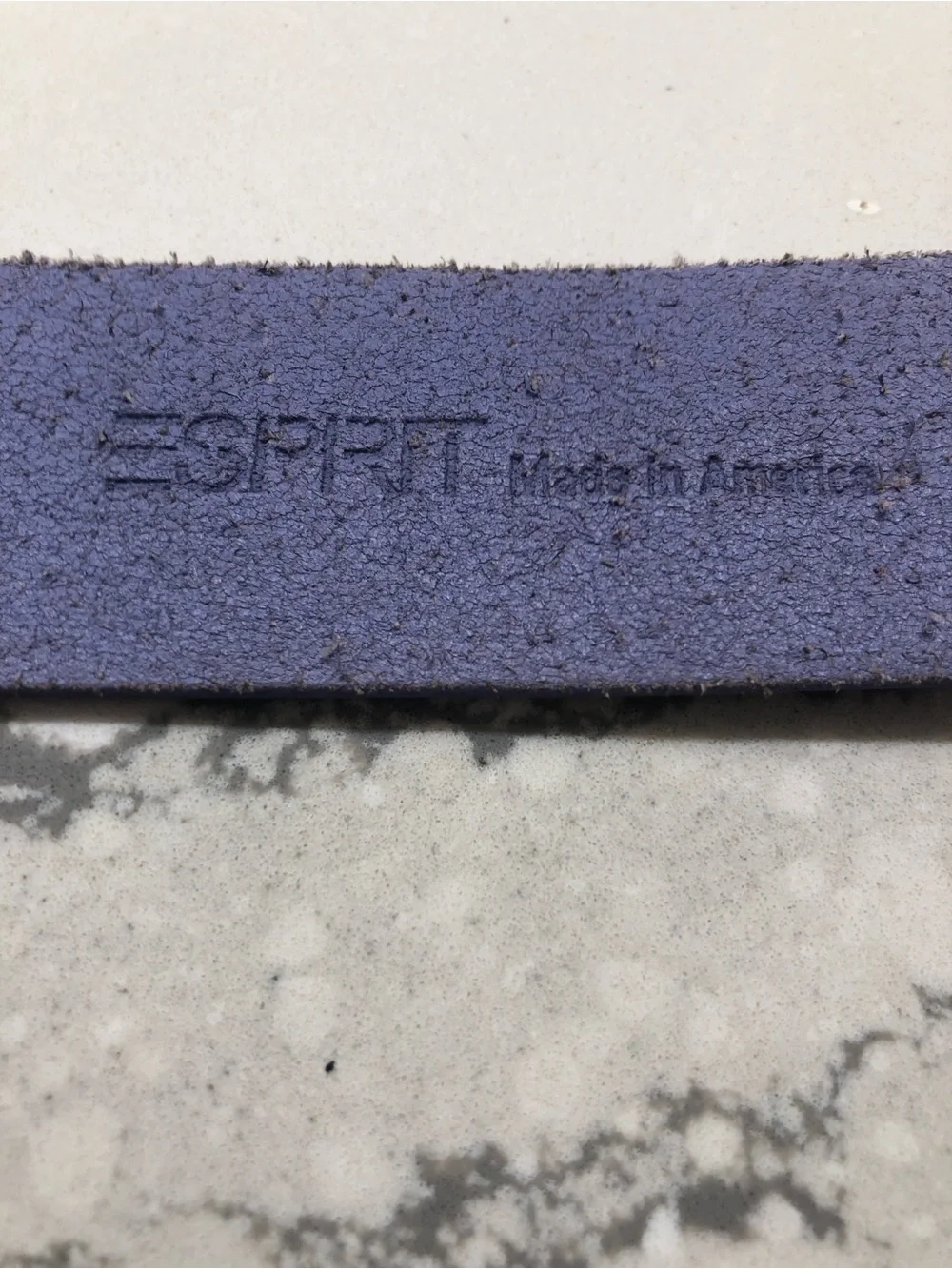 Vintage pastel Purple ESPRIT leather belt M/L - 44 Inches